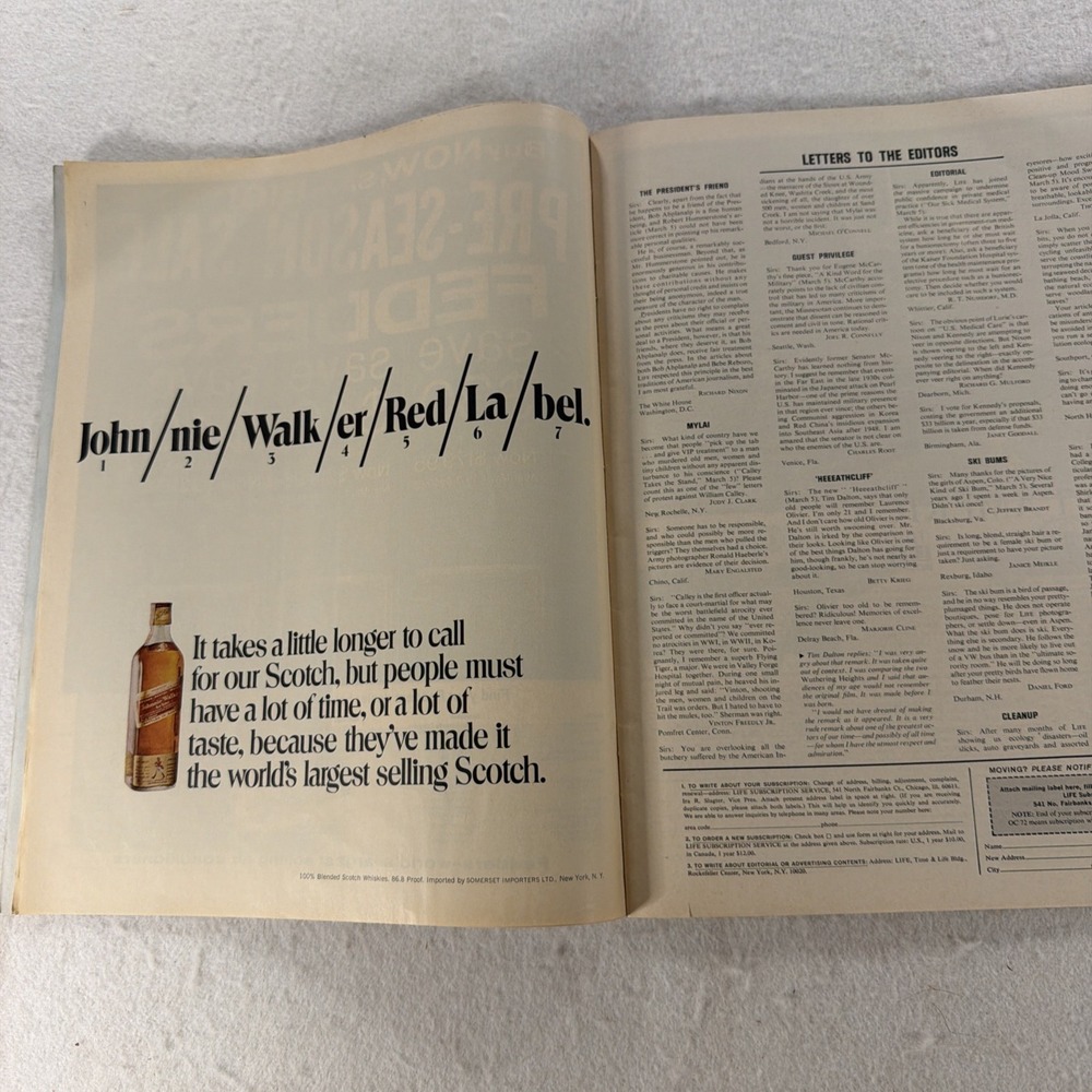 Vintage Life Magazine MARCH 26, 1971 Walter Cronkite GREAT ADS! - Picture 5 of 6